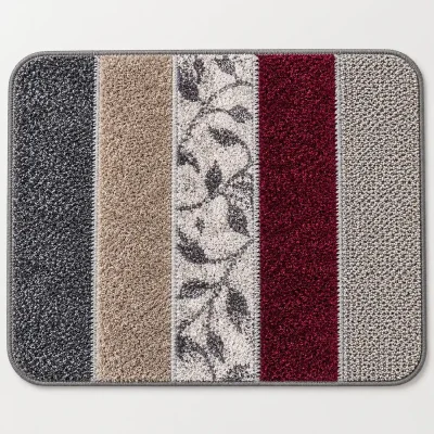 پادری تافتینگ کلاژ قالینو با ترکیب رنگ و بافت متنوع